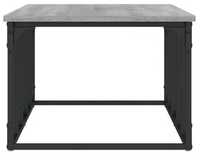 Tavolino salotto grigio sonoma 100x50x35,5cm legno multistrato