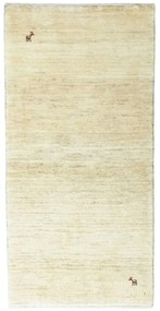 Gabbeh Tappeto 140x70 Beige (Iran) Annodato A Mano