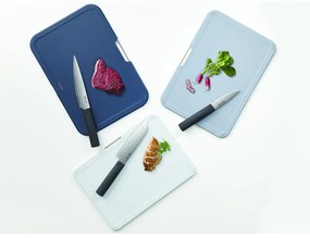 Set di 3 taglieri e coltelli con supporto Nest Plus - Joseph Joseph