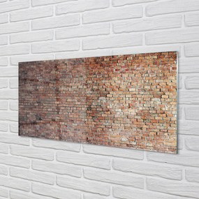 Quadro acrilico Muro di mattoni 100x50 cm