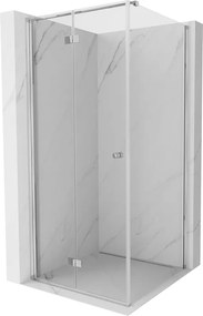 Mexen Mist-F cabina doccia pieghevole sinistra 75 x 75 cm, trasparente, cromo - 8A6T-075-075-01-00-L