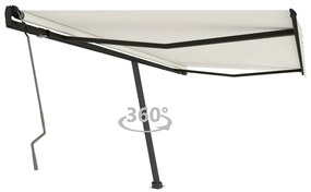 Tenda Da Sole Manuale Autoportante 400x350 Cm Crema /