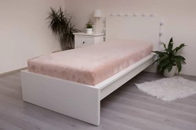 Lenzuolo in microflanella elasticizzata marrone 180x200 cm - Jerry Fabrics