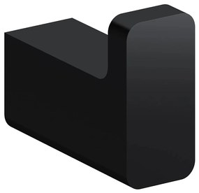 OMNIRES NL80110BL - Gancio a muro NELSON opaco nero