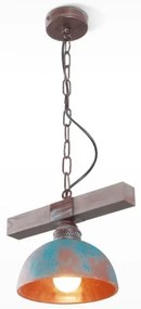 Lampadario a sospensione con catena VIRIONI 1xE27/60W/230V