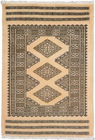 Bokhara Tappeto 90 x 60 Beige (Pakistan) Annodato A Mano