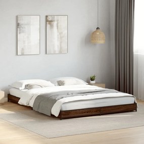 Giroletto Rovere Marrone 140x190cm İn Legno Multistrato Metallo /