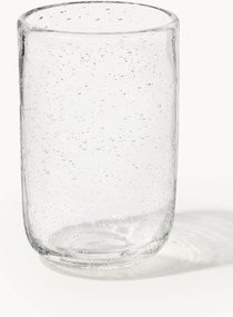 Set di 4 bicchieri in vetro soffiato con bolle d'aria Hippolyte