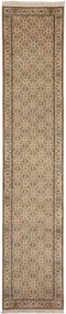 Tabriz Tappeto orientale 80x400 Beige (Indian) Annodato A Mano