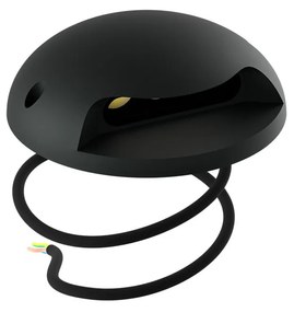 Faretto a pavimento da esterno 3W IP67 Monodirezionale - Antracite Colore Bianco Caldo 3.000K