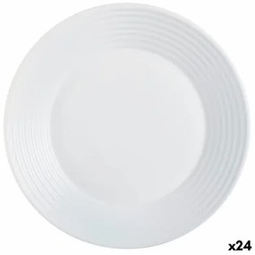 Piatto Fondo Luminarc Harena Bianco Vetro (Ø 23,5 cm) (24 Unità)