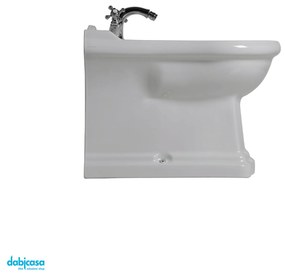 Kerasan "Retro" Bidet Terra Filo Parete Bianco Lucido