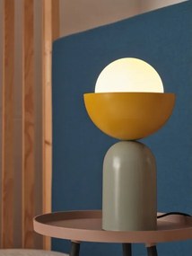 Osram - Lampada da tavolo DECOR BOWL 1xE14/25W/230V verde/gialla