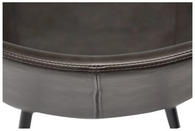 Sedia da pranzo in similpelle grigia DAN-FORM Danimarca Hype - DAN-FORM Denmark