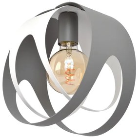 Lampadario a sospensione con filo MOONLIGHT 1xE27/15W/230V grigio