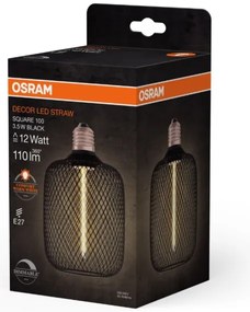 Lampadina LED dimmerabile DECOR FILAMENT E27/3,5W/230V 1800K nero - Osram