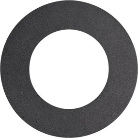 Faretto Incassato Tondo Nero Orientabile con Anello di Riempimento - Edu