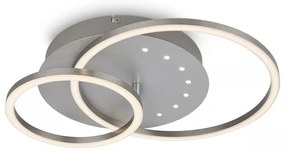 Brilo - Lampada da soffitto LED dimmerabile LED/26W/230V 3000K cromo satinato