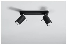 Faretto nero 8x30 cm Etna – Sollux