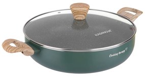 Casseruola 22 cm scritta Cooking Therapy con coperchio