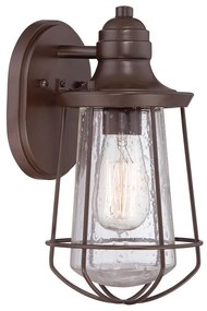 Quoizel - Applique da esterno MARINE 1xE27/60W/230V IP44 marrone