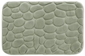 Tappetino da bagno verde 50x80 cm Ricochet - douceur d'intérieur