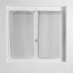 Set di 2 tende in voile grigio chiaro 60x90 cm Milza - douceur d'intérieur