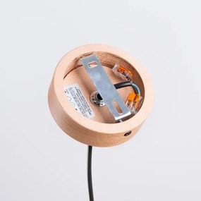 Sollux SL.1351 - Lampadario a sospensione con filo MARION 1xE27/15W/230V diametro 29,5 cm nero