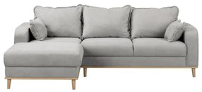 Divano angolare grigio chiaro (angolo sinistro) Beata - Ropez