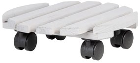 Supporto rotante per vaso in legno ø 29 cm (altezza totale 8 cm) Indoor &amp; Outdoor – Esschert Design