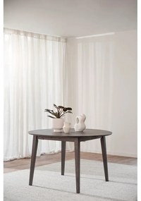 Tavolo da pranzo rotondo in rovere massiccio allungabile ø 120 cm Filippa – Rowico