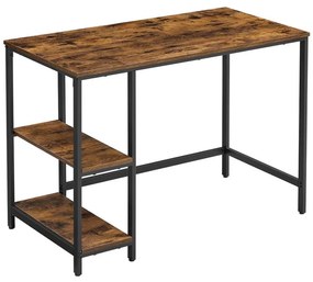 Scrivania SOLEA marrone/nera