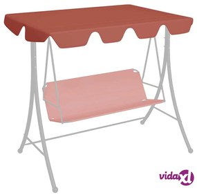 vidaXL Baldacchino per Dondolo Giardino Terracotta 150/130x70/105 cm