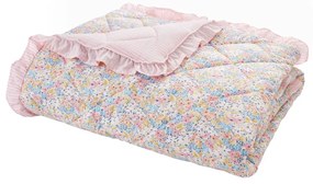 Copriletto rosa con rivestimento trapuntato 220x230 cm Darcy Floral – Catherine Lansfield