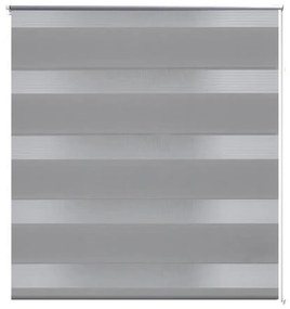 Tenda a rullo oscurante zebra 120x175 cm grigia