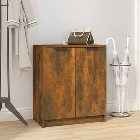 Scarpiera Rovere Fumo 59x35x70 Cm İn Legno Multistrato /