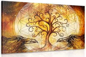 Quadro su tela – Albero della vita magico