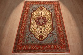 Ghom Tappeto 210 x 140 (Iran) Annodato A Mano