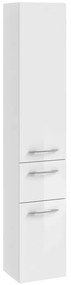Colonna per mobile bagno Cassca PELIPAL 2 ante P 45 x L 30 x H 168 cm bianco