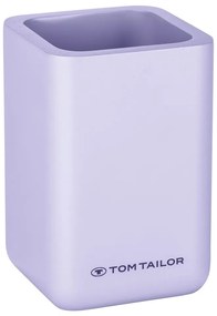 Portaspazzolino in poliresina viola Tom Tailor T-Rounded – Wenko