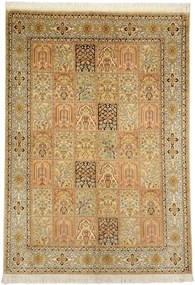 Cashmere Silk Tappeto orientale 150x220 Beige (Indian) Annodato A Mano