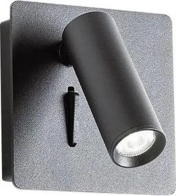 Redo 01-2340 - Luce Spot da parete a LED TOMIX LED/3,2W/230V nero