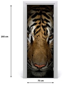 Adesivo per porta Tigre 75x205 cm