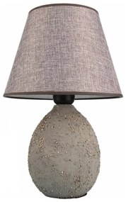 Lampada da tavolo RAMZES 1xE27/40W/230V grigia