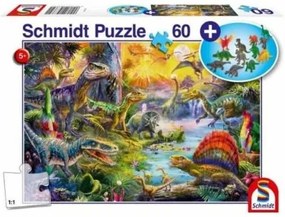 Puzzle Schmidt Spiele Dinosaurs Personaggi 60 Pezzi