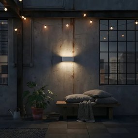 Ideal Lux - Applique da esterno ANDROMEDA 1xE27/60W/230V IP55 grigio