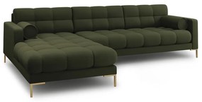 Divano angolare verde (angolo sinistro) Bali - Cosmopolitan Design