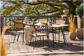 Coperta marrone chiaro in cotone riciclato 130x180 cm Adana – House Nordic