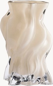 Vaso in vetro soffiato Vena, alt. 29 cm