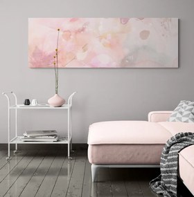 Stampa su tela – Foglie autunnali in tonalità rosa